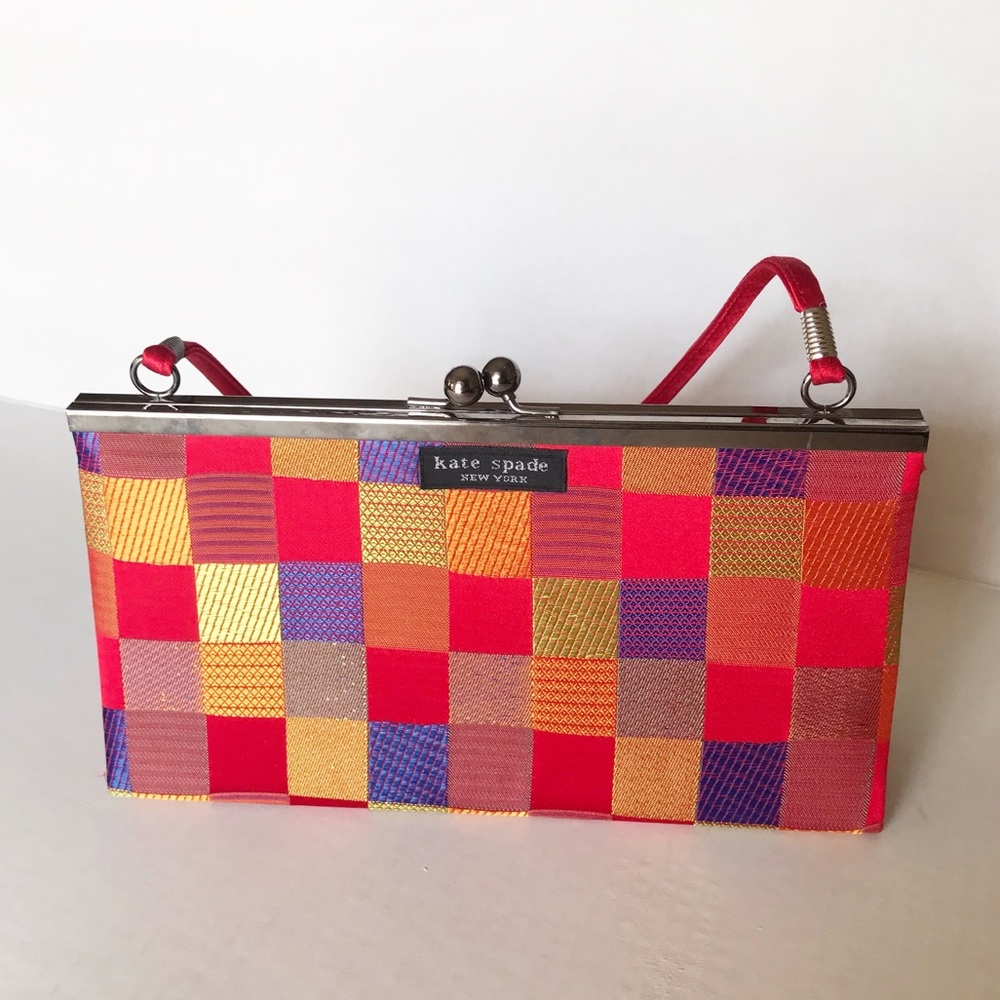 Kate Spade | Vintage Kiss Lock Checkerboard Bag